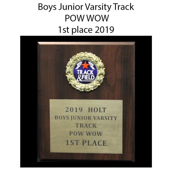 2019 Boys Junior varsity Track POW WOW  1st place 2019 